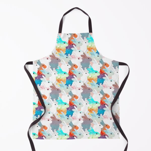Item preview, Bunny Repeated Pattern (White Rabbits Decor) designed and sold by MindCereal.