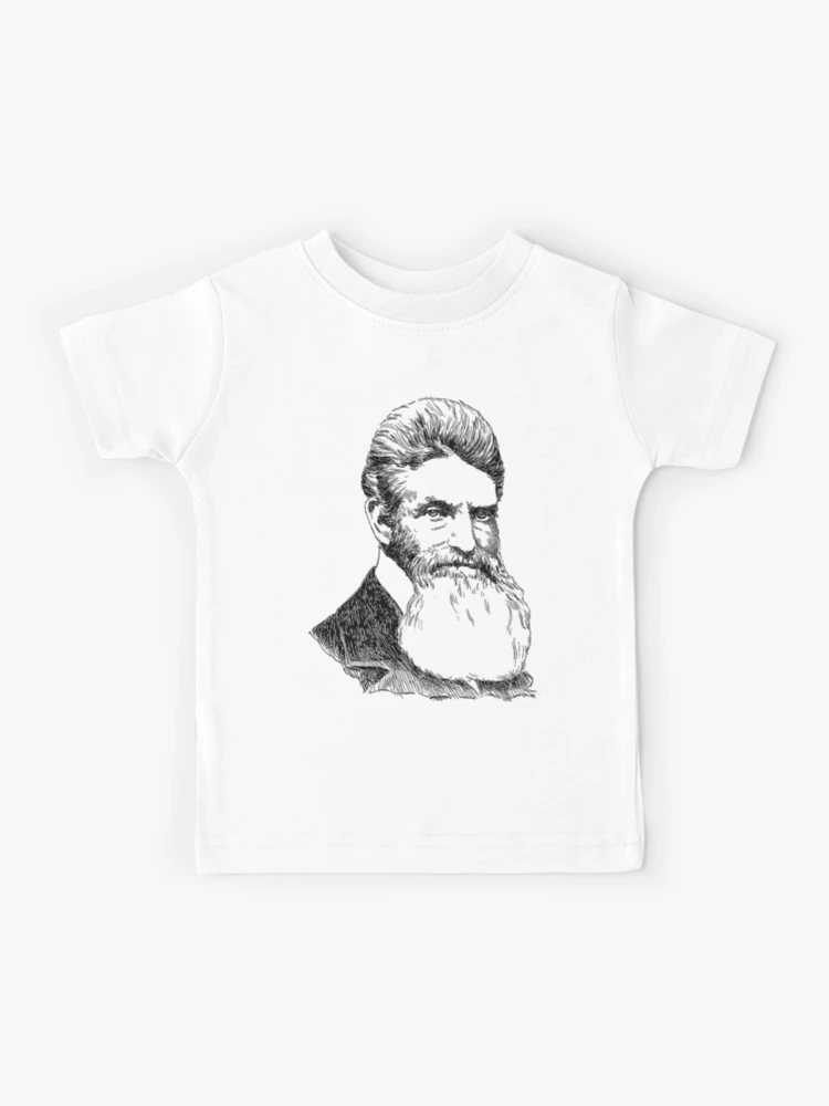 John Brown Sketch - History, Abolitionist, Leftist, Harpers Ferry Kids T- Shirt for Sale by SpaceDogLaika