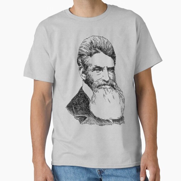 Vista previa del artículo con la obra «John Brown Sketch - Historia, Abolicionista, Izquierdista, Harpers Ferry», diseñado y vendido por SpaceDogLaika.