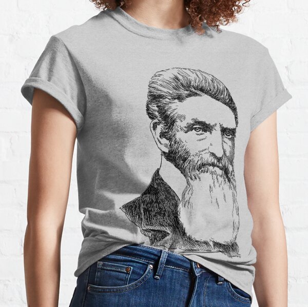 Vista previa del artículo con la obra «John Brown Sketch - Historia, Abolicionista, Izquierdista, Harpers Ferry», diseñado y vendido por SpaceDogLaika.