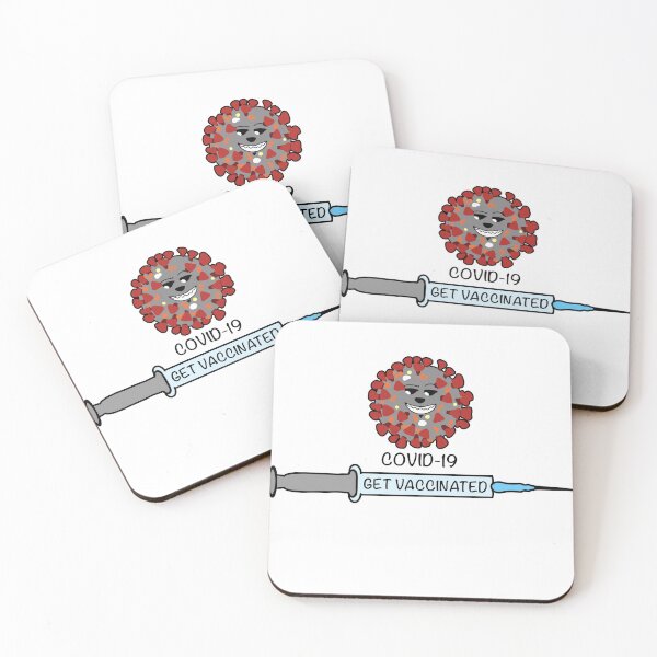 Item preview, Get Vaccinated: COVID-19 designed and sold by The Curious Med Student.
