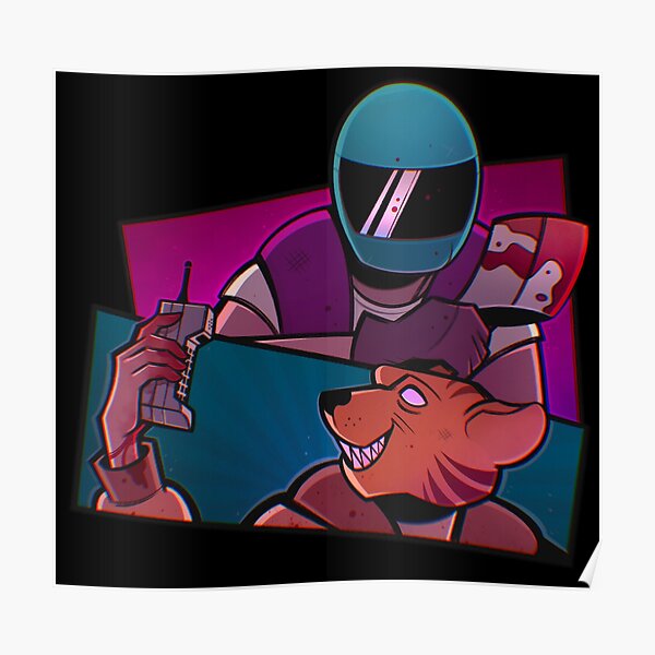 Hotline Miami Posters Redbubble - roblox biker outfit hotline