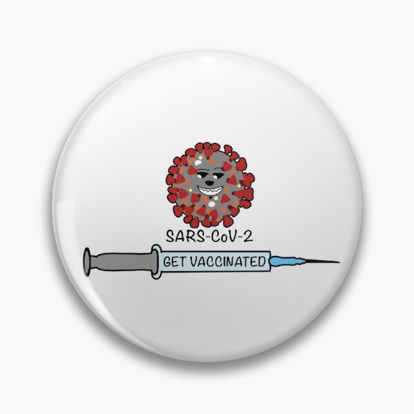 Item preview, Get Vaccinated: SARS-CoV-2 designed and sold by The Curious Med Student.