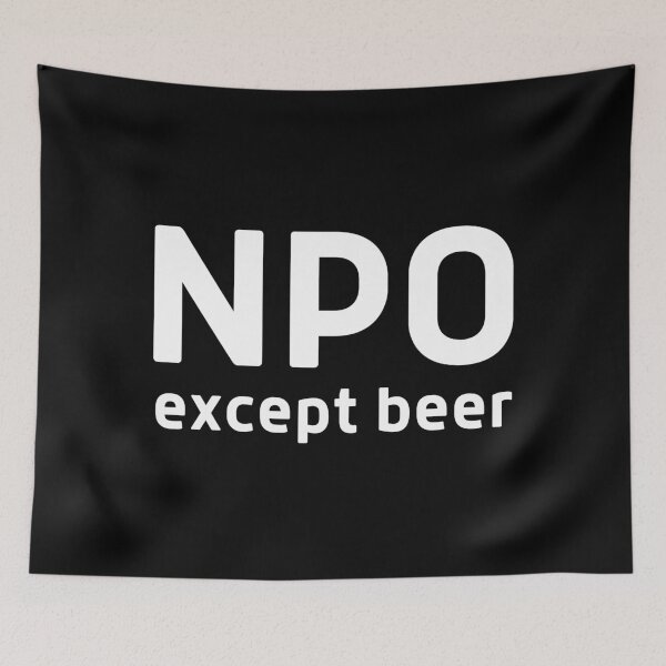 Item preview, NPO Except Beer designed and sold by DocTeen.