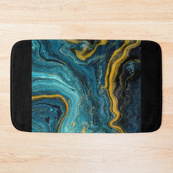 Item preview, Teal and Gold marble designed and sold by Latorih10.