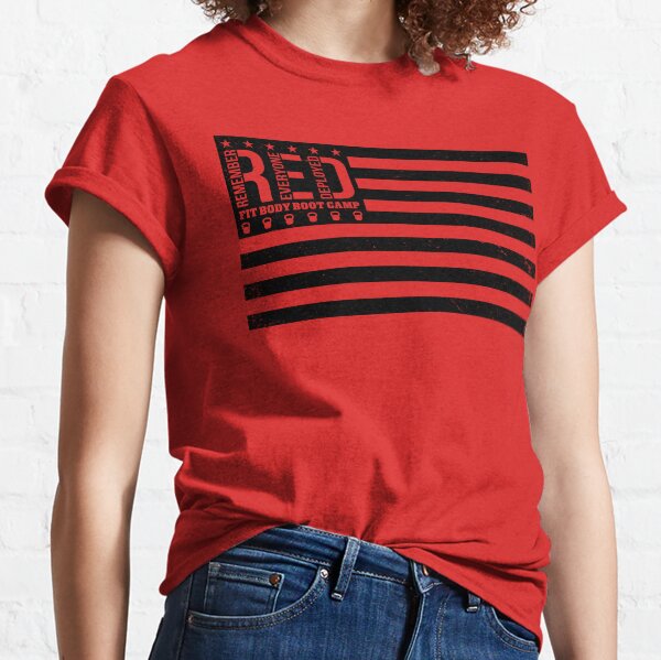 Item preview, Fit Body Boot Camp R.E.D. (Remember Everyone Deployed) designed and sold by Casa de Garcia.