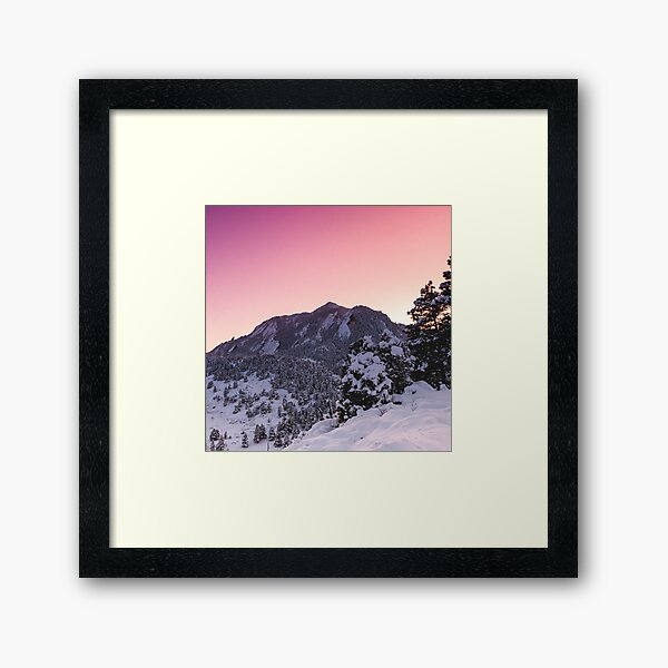 Winter wonderland Framed Art Print