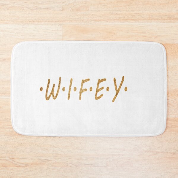 Item preview, WIFEY. W.I.F.E.Y.  Gold Print Humorous designed and sold by luvmhykdesigns.