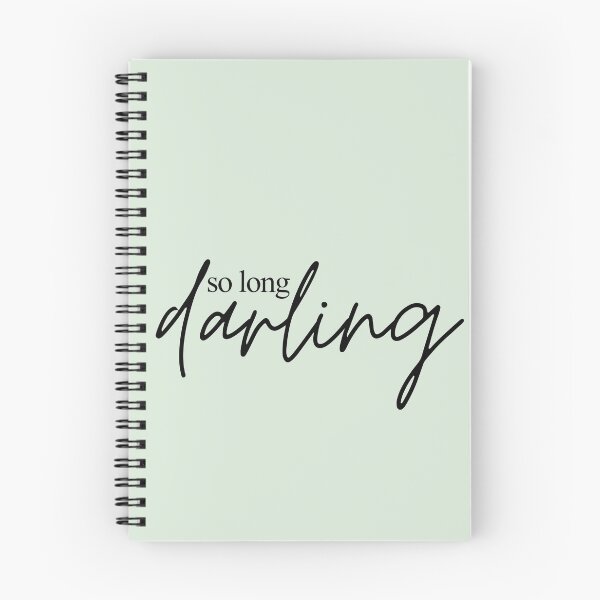 Item preview, So Long Darling Quote designed and sold by lovelyliaa.