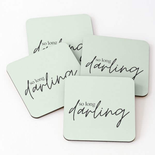 Item preview, So Long Darling Quote designed and sold by lovelyliaa.