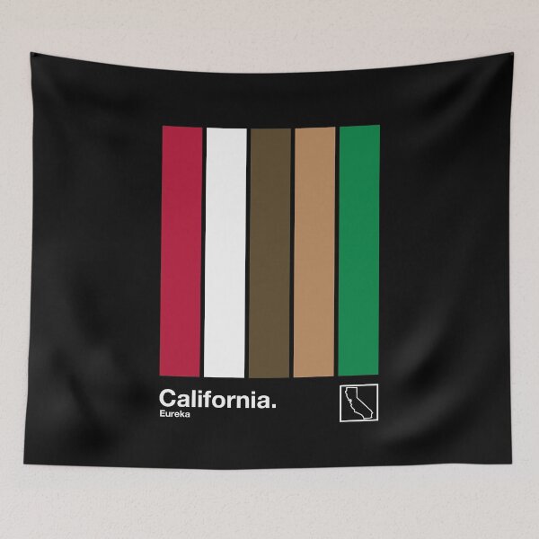 Item preview, California State Flag  // Original Minimalist Artwork Poster Design designed and sold by AestheticNow.