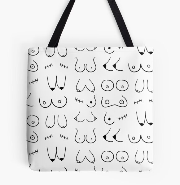 Breast Pattern, Boobs Tote Bag for Sale by KarolinaPaz