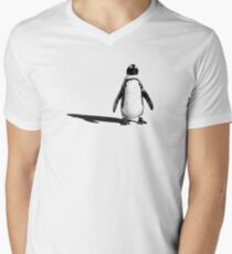Penguin 2 (ladies T) Men's V-Neck T-Shirt