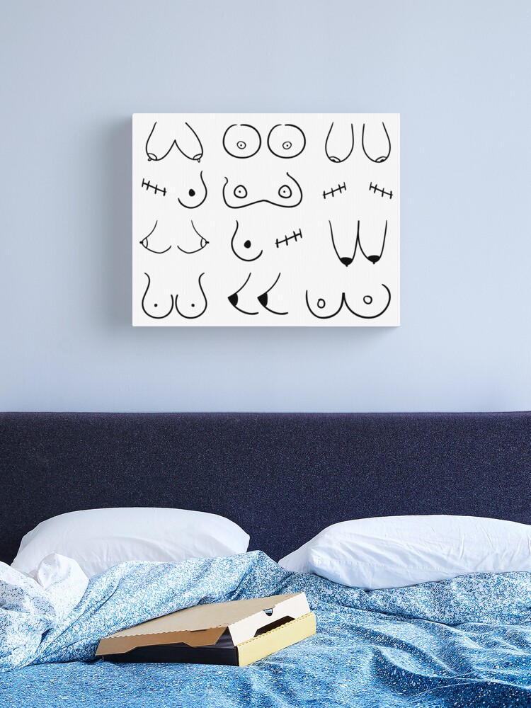 Boobs Pattern! Art Board Print for Sale by Yunio-B