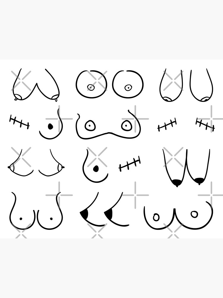 Breast Pattern | Boobs | Canvas Print