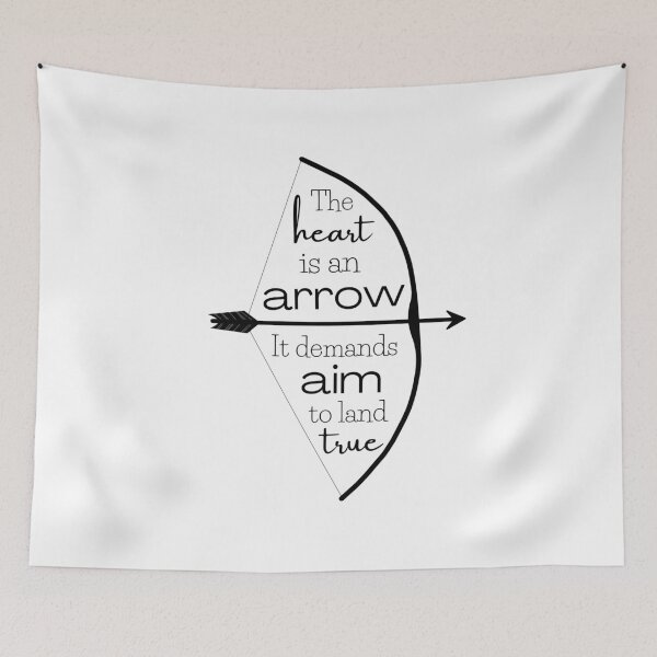 Item preview, Heart Is An Arrow - Inej Ghafa designed and sold by RockyCreekArt.