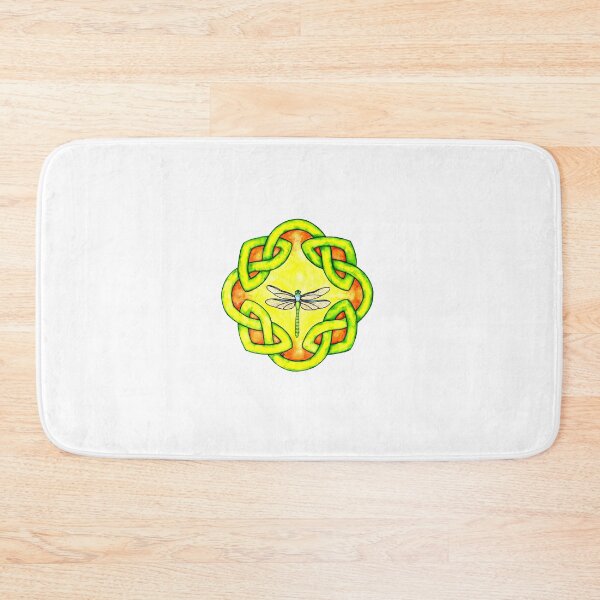 Item preview, Dragonfly Celtic Knotwork Medallion  designed and sold by PencilandBrush.