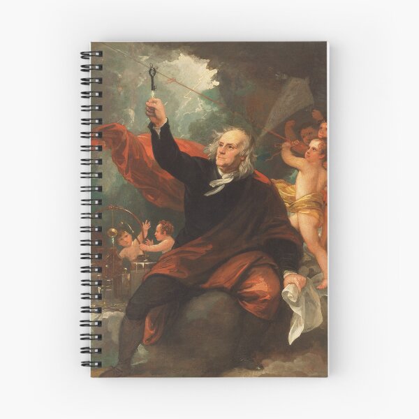 Item preview, Benjamin Franklin Drawing Electricity From The Sky - Benjamin West designed and sold by warishellstore.