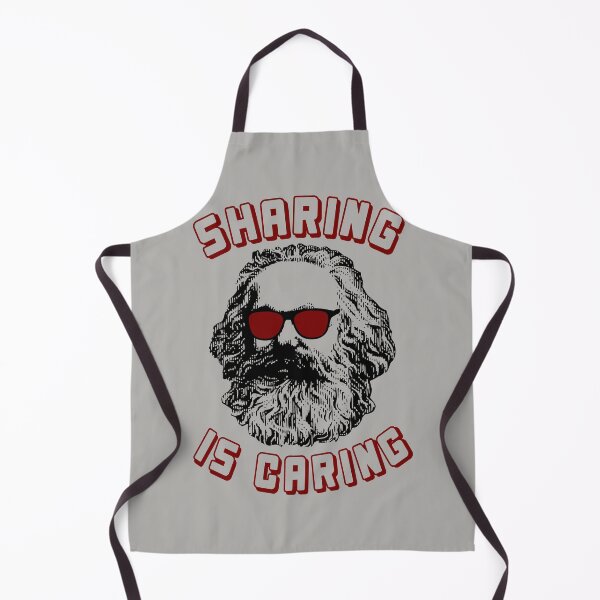 Item preview, Sharing Is Caring - Karl Marx Silhouette, Socialist, Marxist, Democratic Socialism, Leftist  designed and sold by SpaceDogLaika.