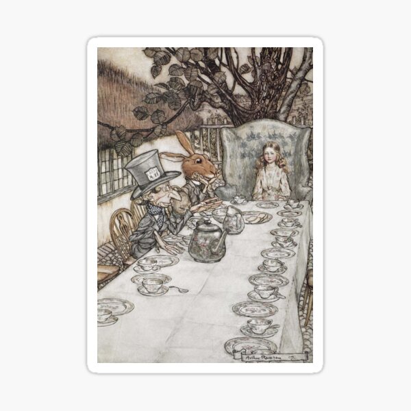 Item preview, A Mad Tea Party - Arthur Rackham designed and sold by NineVi.