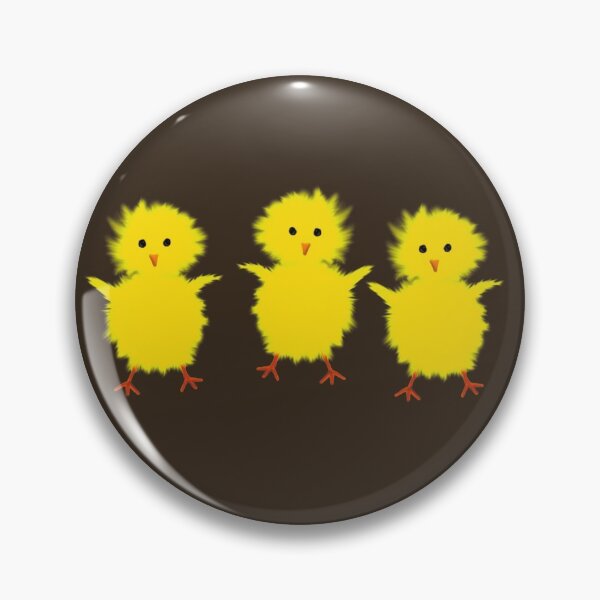 Item preview, 3 Fluffy Chicks  designed and sold by nutmegfairy.
