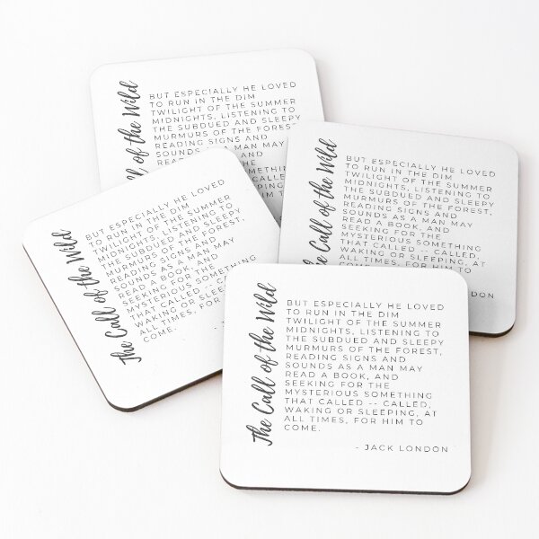 Item preview, Call of the Wild by Jack London Typography by Christie Olstad designed and sold by Christie Olstad.