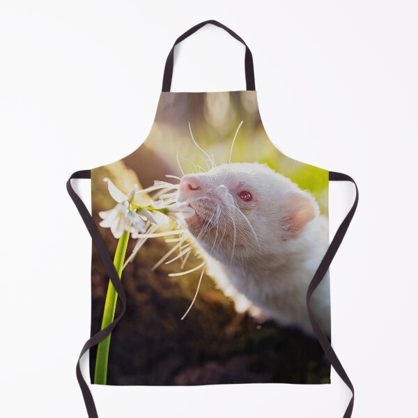 Item preview, White Albino Ferret Migaloo designed and sold by PurpleBluesPets.