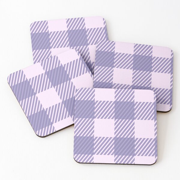 Artikelvorschau, Lila und rosa großes kariertes Plaid entworfen und verkauft von Dollfacedesign.