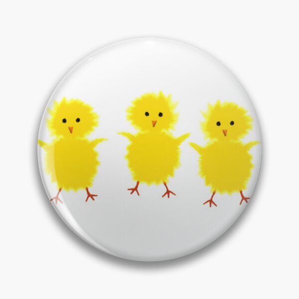 Item preview, 3 Fluffy Chicks White background designed and sold by nutmegfairy.