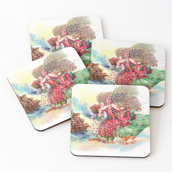 Item preview, The spring girls  designed and sold by art-pomegranate.