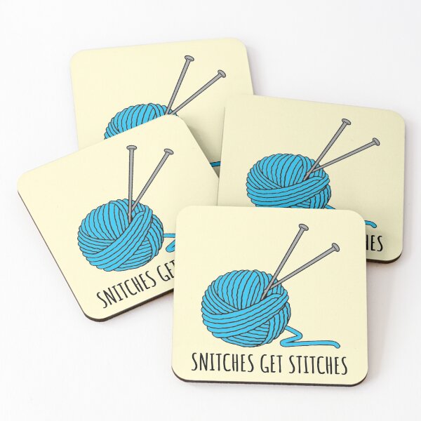 Item preview, Snitches Get Stitches designed and sold by CurbsideDeli.