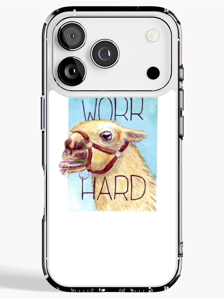 Thumbnail 1 of 5, iPhone Case, Work Hard designed and sold by RapiLoco.