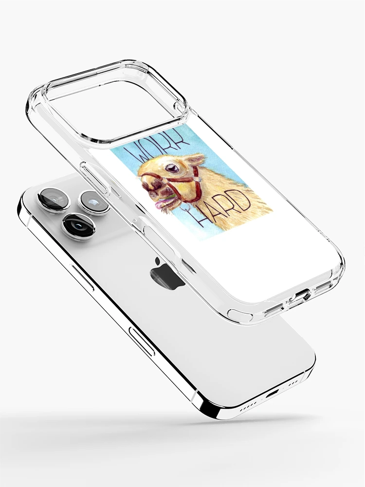 Thumbnail 2 of 5, iPhone Case, Work Hard designed and sold by RapiLoco.