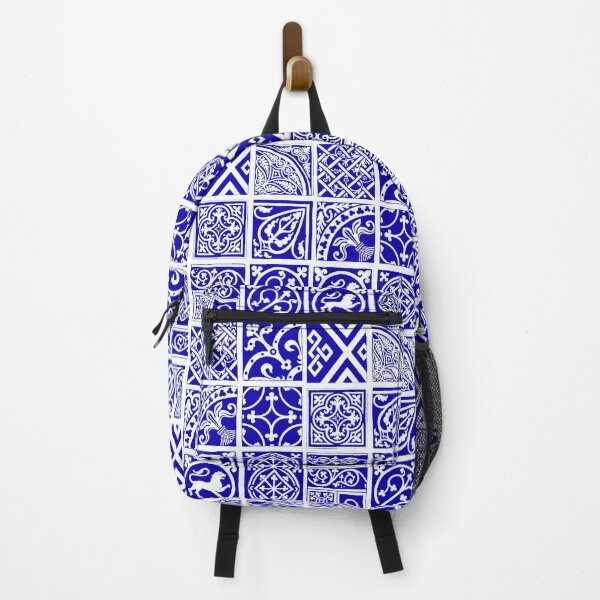 Item preview, Blue Medieval Tile Pattern designed and sold by softbluehum.
