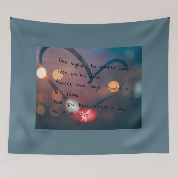 Item preview, you are in love photograph lyric art designed and sold by aurorassadprose.