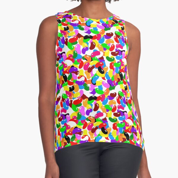 Jelly Bean Explosion Sleeveless Top