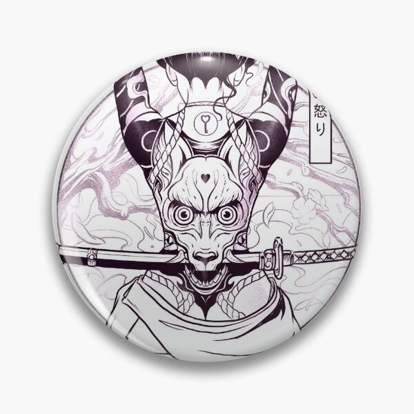 Item preview, Kitsune Fury - Black and White version  designed and sold by Bruno Mota.