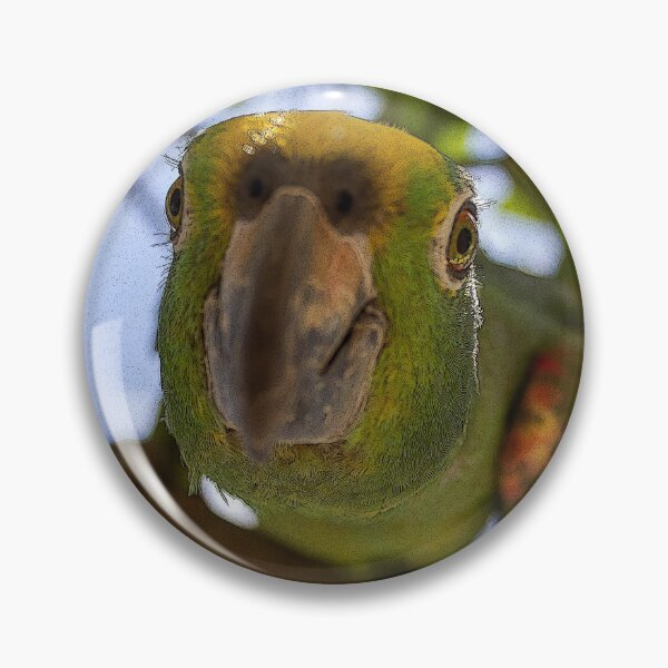Item preview, beautiful green parrot designed and sold by ricobarinas.