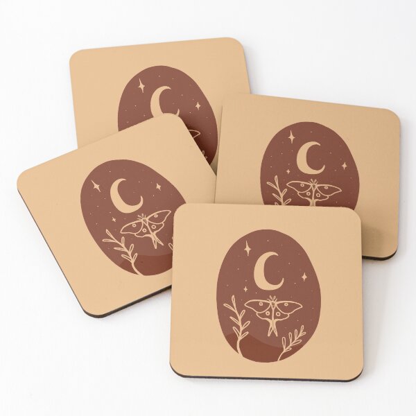 Item preview, Moth Under A Crescent Moon designed and sold by emmijo.