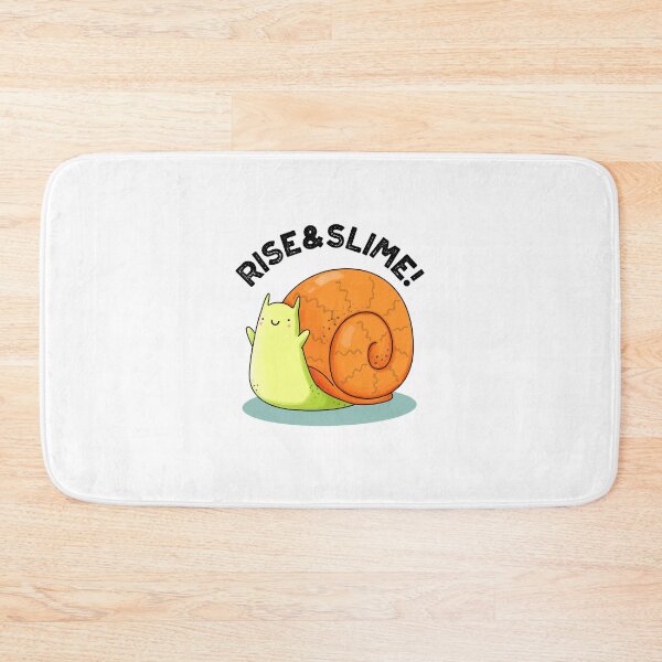 Item preview, Rise And Slime Funny Snail Puns  designed and sold by punnybone.