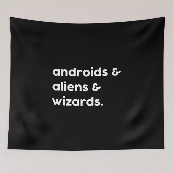 Item preview, androids & aliens & wizards designed and sold by carterwood.