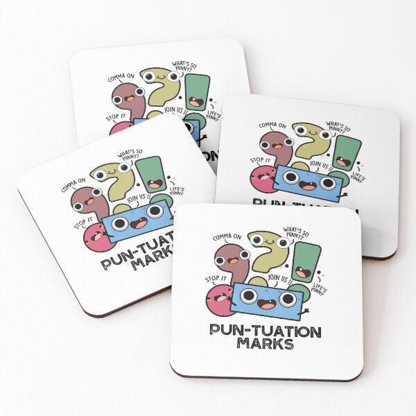 Item preview, Pun-tuation Marks Cute Punctuation Marks Puns designed and sold by punnybone.