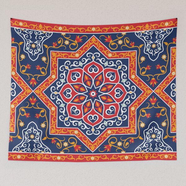 Item preview, Khayamiya - Royal Blue - Ramadan - رمضان خيامية  designed and sold by Alif-Shop.