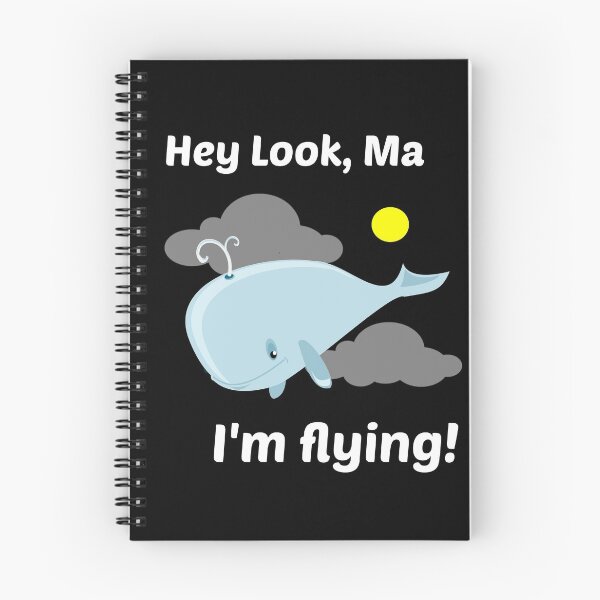 Item preview, Look Ma Flying Whale designed and sold by Aurorapod.