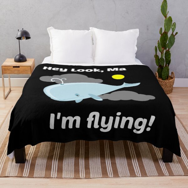 Item preview, Look Ma Flying Whale designed and sold by Aurorapod.
