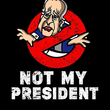 Imagen de la obra Not My President Biden Never Biden Anti Biden Hate Biden Gear de DynamicDesign