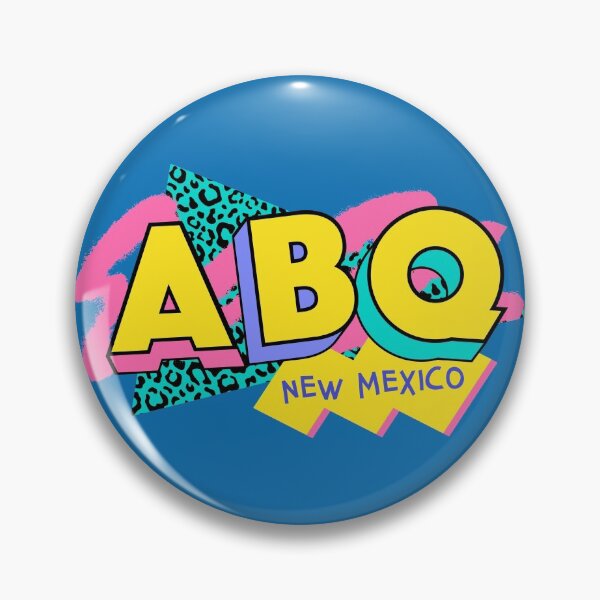 Item preview, Albuquerque, New Mexico Retro 90s Logo designed and sold by SLAG-Creative.