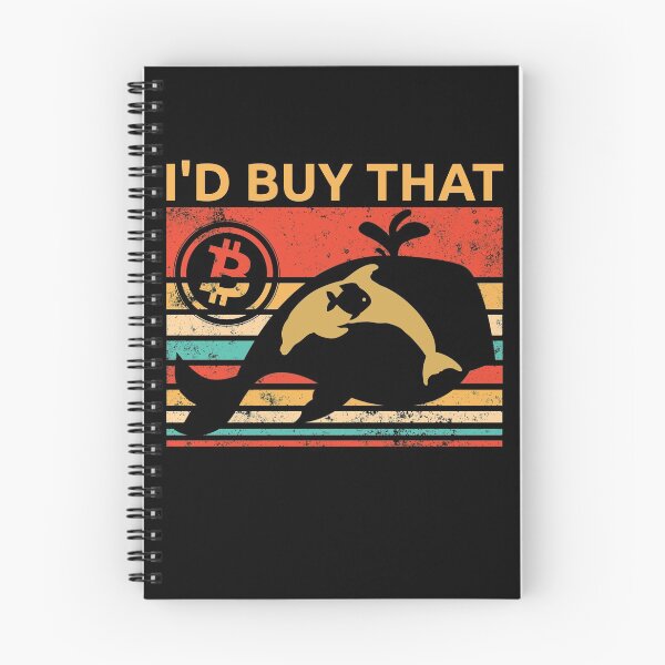 Artikelvorschau, I'd Buy That Bitcoin Whale Dolphin Minnow Retro Crypto BTC Gear entworfen und verkauft von DynamicDesign.