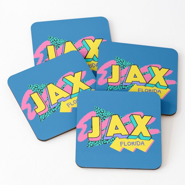 Item preview, Jacksonville, Florida Retro 90s Logo designed and sold by SLAG-Creative.