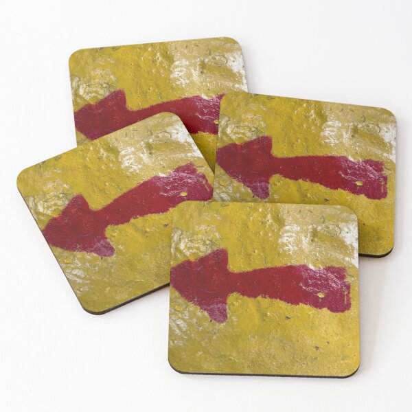 Item preview, Red Arrow on Yellow Background designed and sold by Sinemathk.
